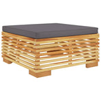 8 Piece Garden Lounge Set with Cushions Solid Teak Wood