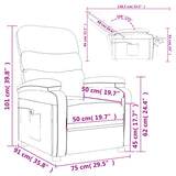 Massage Chair Black Faux Leather - Extra Image