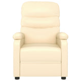 Massage Chair Cream Faux Leather