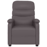 Massage Chair Grey Faux Leather