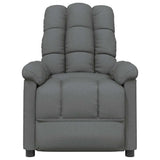 Recliner Chair Dark Grey Fabric
