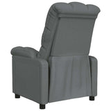 Recliner Chair Dark Grey Fabric - 45-Degree Angle
