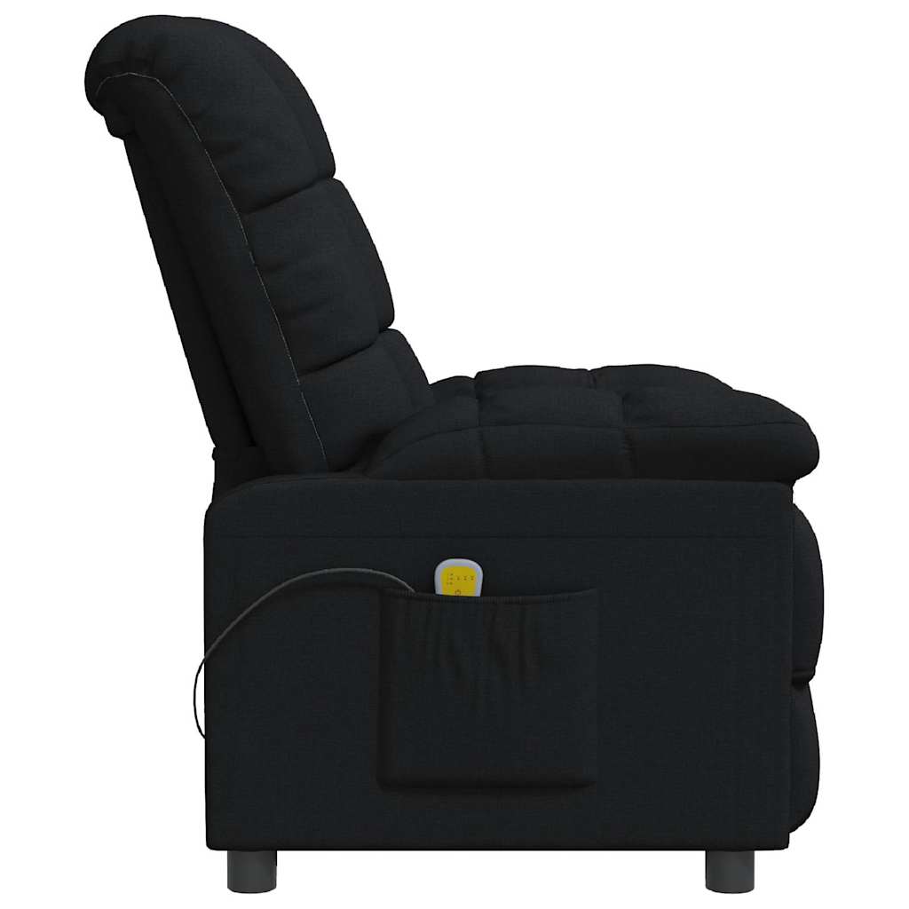 Massage Chair Black Fabric