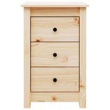 Bedside Cabinets 2 pcs 40x35x61.5 cm Solid Wood Pine