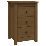 Bedside Cabinets 2 pcs Honey Brown 40x35x61.5cm Solid Wood Pine