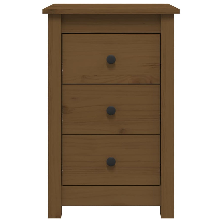 Bedside Cabinets 2 pcs Honey Brown 40x35x61.5cm Solid Wood Pine