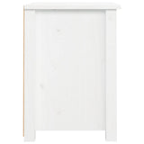 Bedside Cabinet White 40x35x49 cm Solid Wood Pine