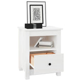 Bedside Cabinets 2 pcs White 40x35x49 cm Solid Wood Pine