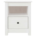 Bedside Cabinets 2 pcs White 40x35x49 cm Solid Wood Pine