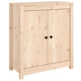Sideboard 70x35x80 cm Solid Wood Pine - Front View