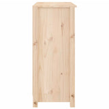Sideboard 70x35x80 cm Solid Wood Pine - Rear View