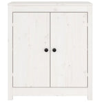 Sideboard White 70x35x80 cm Solid Wood Pine