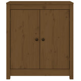 Sideboard Honey Brown 70x35x80 cm Solid Wood Pine - Top-Down View