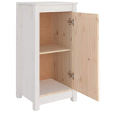 Sideboards 2 pcs White 39x35x80 cm Solid Wood Pine - 45-Degree Angle