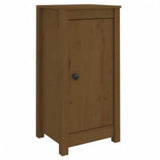 Sideboards 2 pcs Honey Brown 39x35x80 cm Solid Wood Pine - Front View