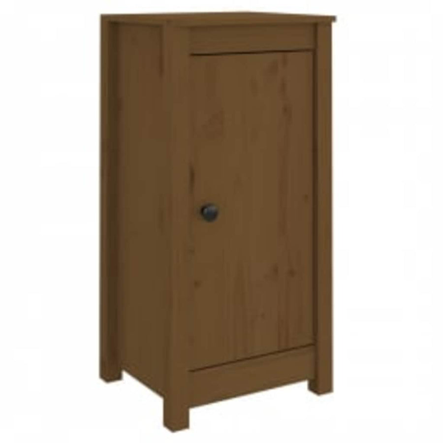 Sideboards 2 pcs Honey Brown 39x35x80 cm Solid Wood Pine