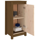 Sideboards 2 pcs Honey Brown 39x35x80 cm Solid Wood Pine - Close-Up Angle