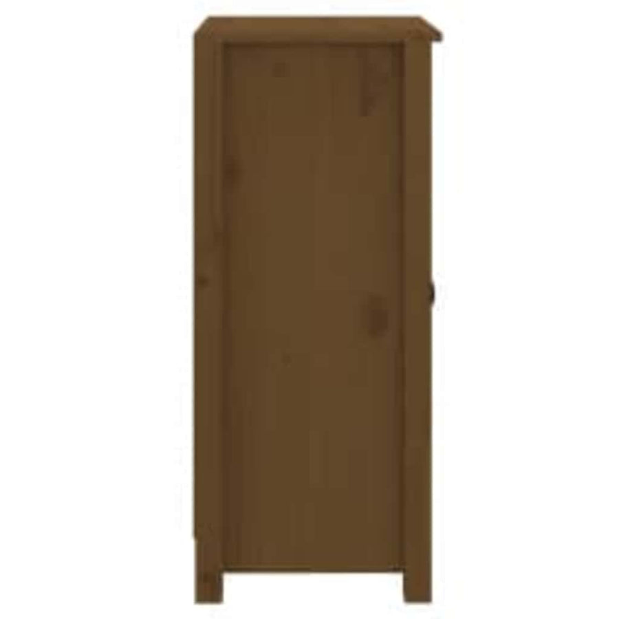 Sideboards 2 pcs Honey Brown 39x35x80 cm Solid Wood Pine