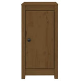 Sideboards 2 pcs Honey Brown 39x35x80 cm Solid Wood Pine - 45-Degree Angle
