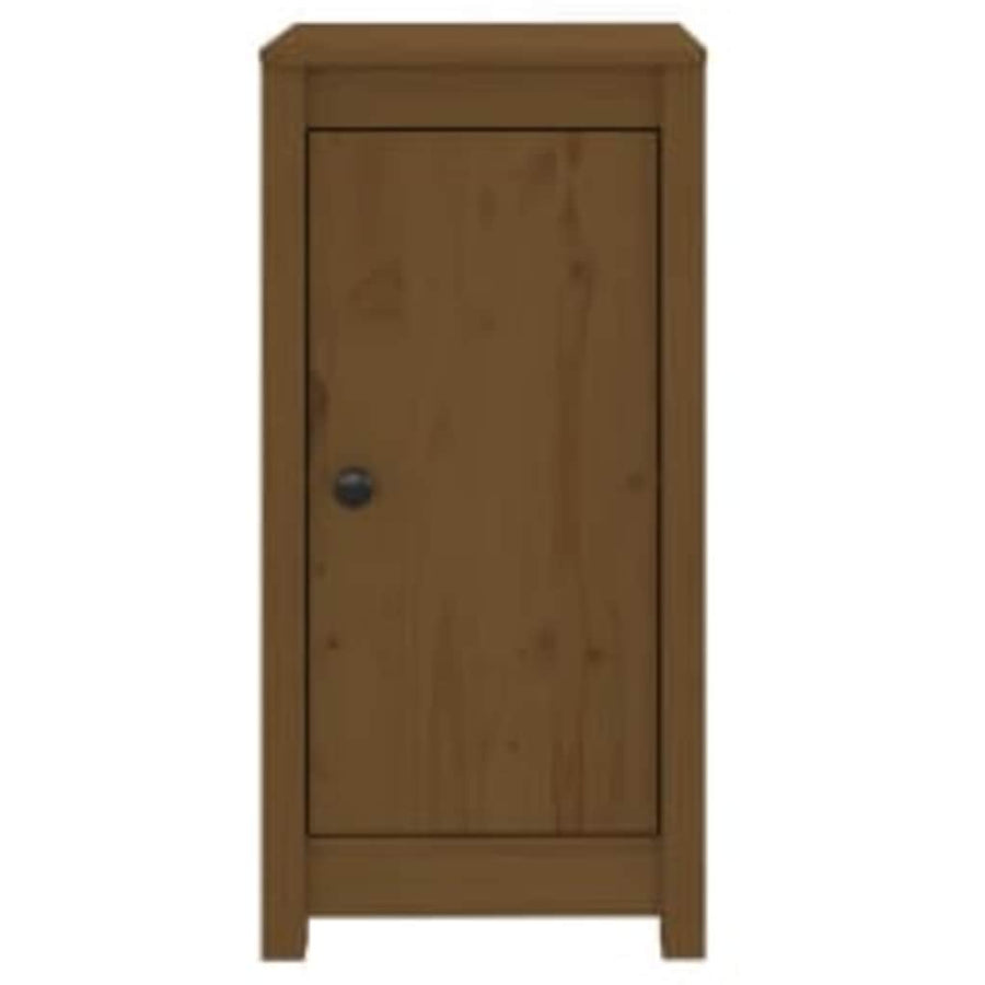 Sideboards 2 pcs Honey Brown 39x35x80 cm Solid Wood Pine