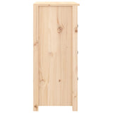 Sideboard 70x35x80 cm Solid Wood Pine - Rear View