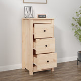 Sideboard 40x35x80 cm Solid Wood Pine - Side View