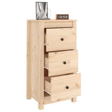 Sideboard 40x35x80 cm Solid Wood Pine - Close-Up Angle