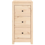 Sideboard 40x35x80 cm Solid Wood Pine - Top-Down View