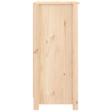 Sideboard 40x35x80 cm Solid Wood Pine - Rear View