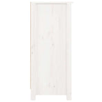 Sideboard White 40x35x80 cm Solid Wood Pine