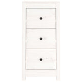 Sideboards 2 pcs White 40x35x80 cm Solid Wood Pine - Top-Down View