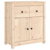 Sideboard 70x35x80 cm Solid Wood Pine - Front View