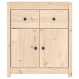 Sideboard 70x35x80 cm Solid Wood Pine - Top-Down View