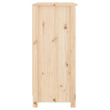 Sideboard 70x35x80 cm Solid Wood Pine - Rear View