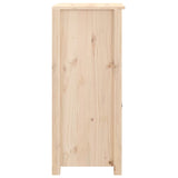 Sideboard 40x35x80 cm Solid Wood Pine - Rear View