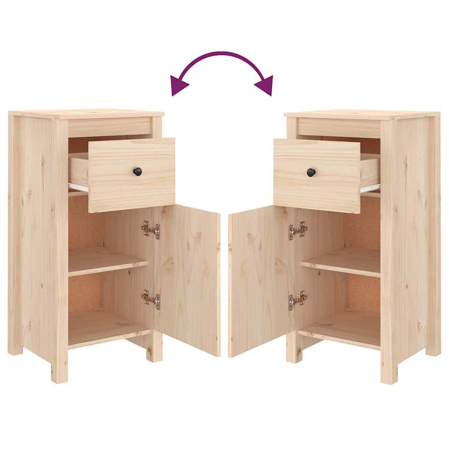 Sideboard 40x35x80 cm Solid Wood Pine