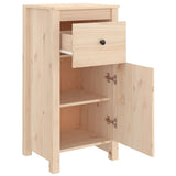 Sideboards 2 pcs 40x35x80 cm Solid Wood Pine - Rear View