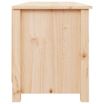 Shoe Bench 110x38x45.5 cm Solid Wood Pine