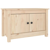 Shoe Cabinet 70x38x45.5 cm Solid Wood Pine - Front View