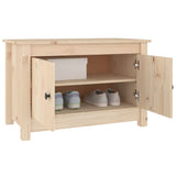Shoe Cabinet 70x38x45.5 cm Solid Wood Pine - Top-Down View
