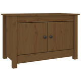 Shoe Cabinet Honey Brown 70x38x45.5 cm Solid Wood Pine