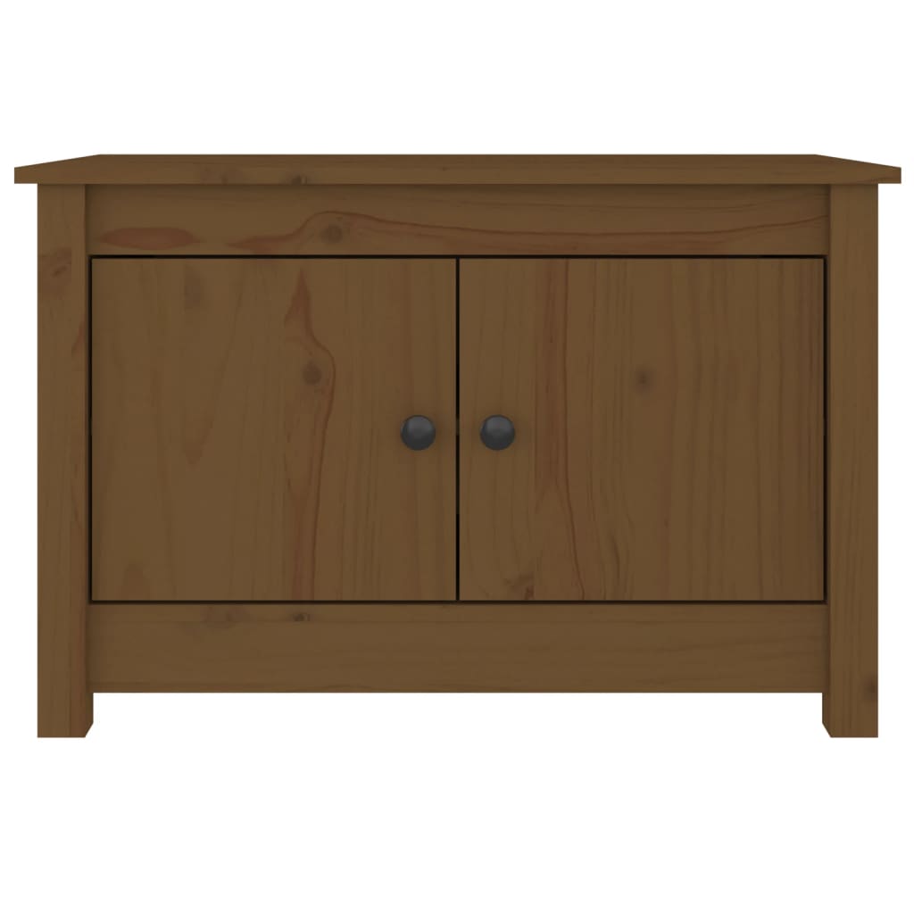 Shoe Cabinet Honey Brown 70x38x45.5 cm Solid Wood Pine