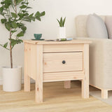 Side Tables 2 pcs 40x40x39 cm Solid Wood Pine - Top-Down View