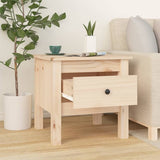Side Tables 2 pcs 40x40x39 cm Solid Wood Pine - 45-Degree Angle
