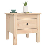 Side Tables 2 pcs 40x40x39 cm Solid Wood Pine - Rear View