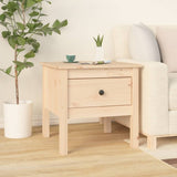 Side Tables 2 pcs 50x50x49 cm Solid Wood Pine - Top-Down View