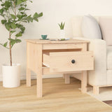Side Tables 2 pcs 50x50x49 cm Solid Wood Pine - 45-Degree Angle