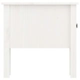 Side Table White 50x50x49 cm Solid Wood Pine