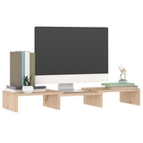 Monitor Stand 60x24x10.5 cm Solid Wood Pine - Extra Image