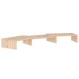 Monitor Stand 80x24x10.5 cm Solid Wood Pine - Front View